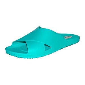 Okabashi Teal Crossover Slide Sandal